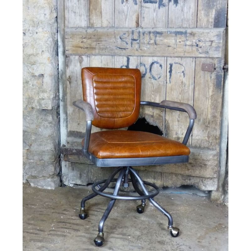 Mustang Aviation Swivel Office Chair Smithers Industrial Furniture £650.00 Office Iron product_features