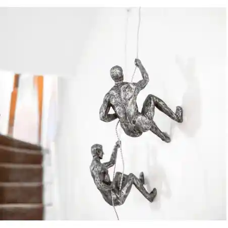 Duo Wall Mounted Climbing Man &ndash; Luxury Housewarming|Wedding Gift Smithers Retro Ornaments &pound;55.00 product_features