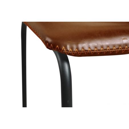 Faux Leather Bar Stool X2 Set Smithers Industrial Furniture £362.00 All Rooms Steel product_features