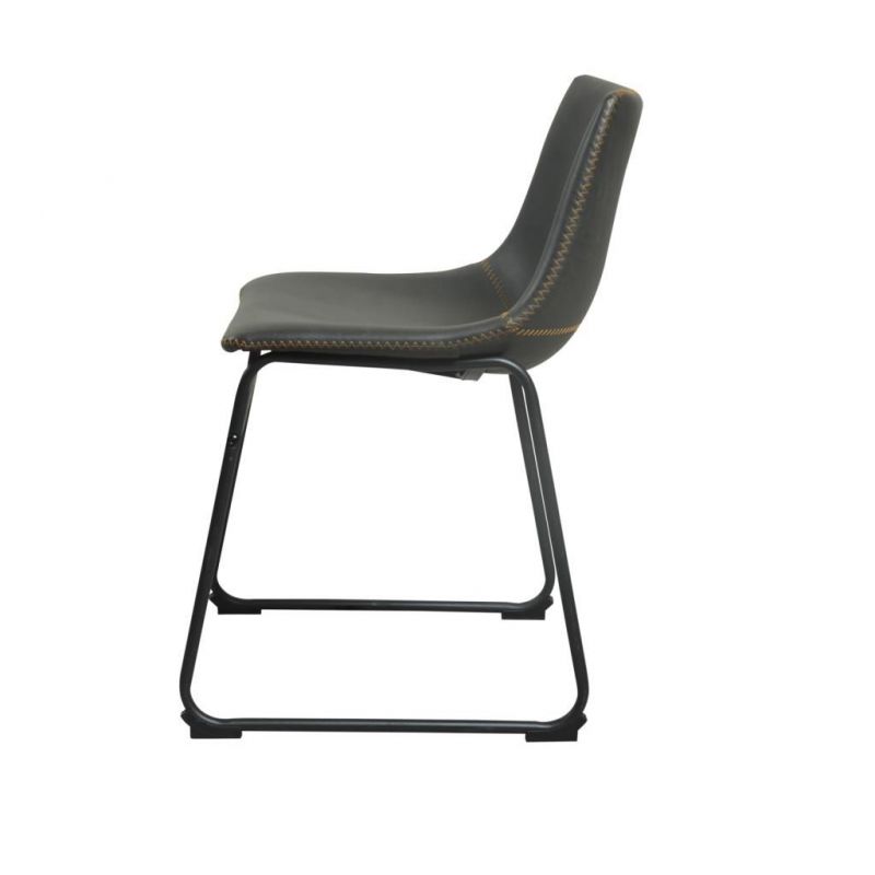 Industrial Leather Dining Chair Smithers Chairs £326.00 All Rooms Steel product_features