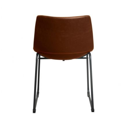 Industrial Leather Dining Chair Smithers Chairs £326.00 All Rooms Steel product_features