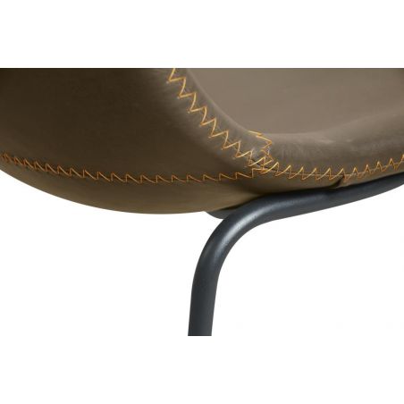 Industrial Leather Dining Chair Smithers Chairs £326.00 All Rooms Steel product_features