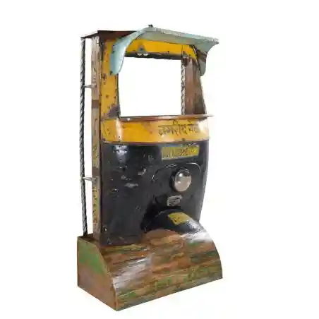 Tuk Tuk Home Bar Smithers Reclaimed Wood Furniture £2,400.00 Bar Reclaimed Boat Wood Recycled Steel product_features