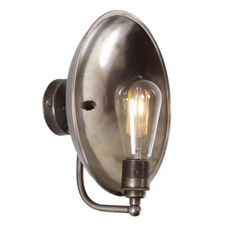 Bugsy Wall Lamp Smithers Lighting £215.00 All Rooms Spun Brass product_features