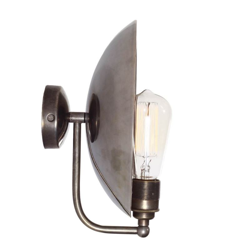 Bugsy Wall Lamp Smithers Lighting £215.00 All Rooms Spun Brass product_features