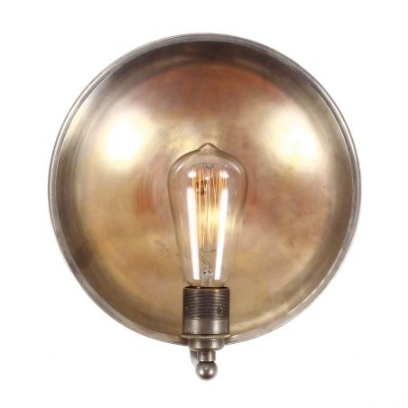 Bugsy Wall Lamp Smithers Lighting £215.00 All Rooms Spun Brass product_features