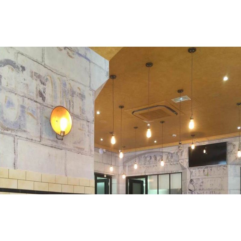 Bugsy Wall Lamp Smithers Lighting £215.00 All Rooms Spun Brass product_features