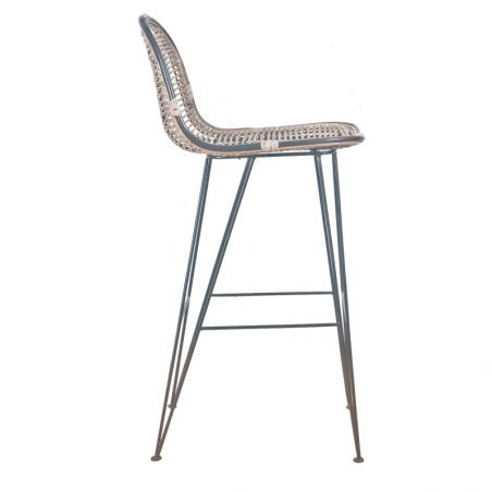 Rattan Bar Chair Smithers Retro Furniture £299.00 Bar Wicker Iron product_features