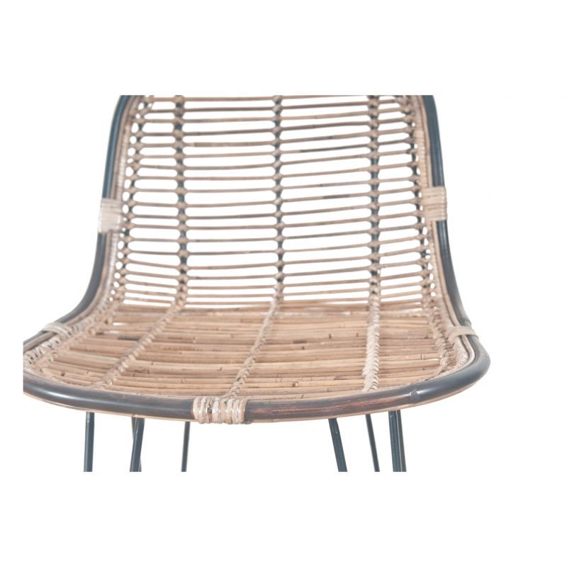 Rattan Bar Chair Smithers Retro Furniture £299.00 Bar Wicker Iron product_features