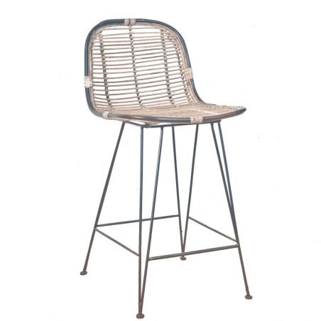 Rattan Bar Chair Smithers Retro Furniture £299.00 Bar Wicker Iron product_features
