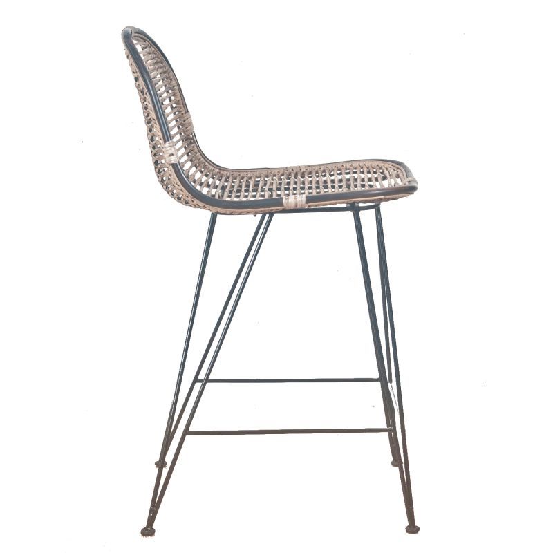 Rattan Bar Chair Smithers Retro Furniture £299.00 Bar Wicker Iron product_features