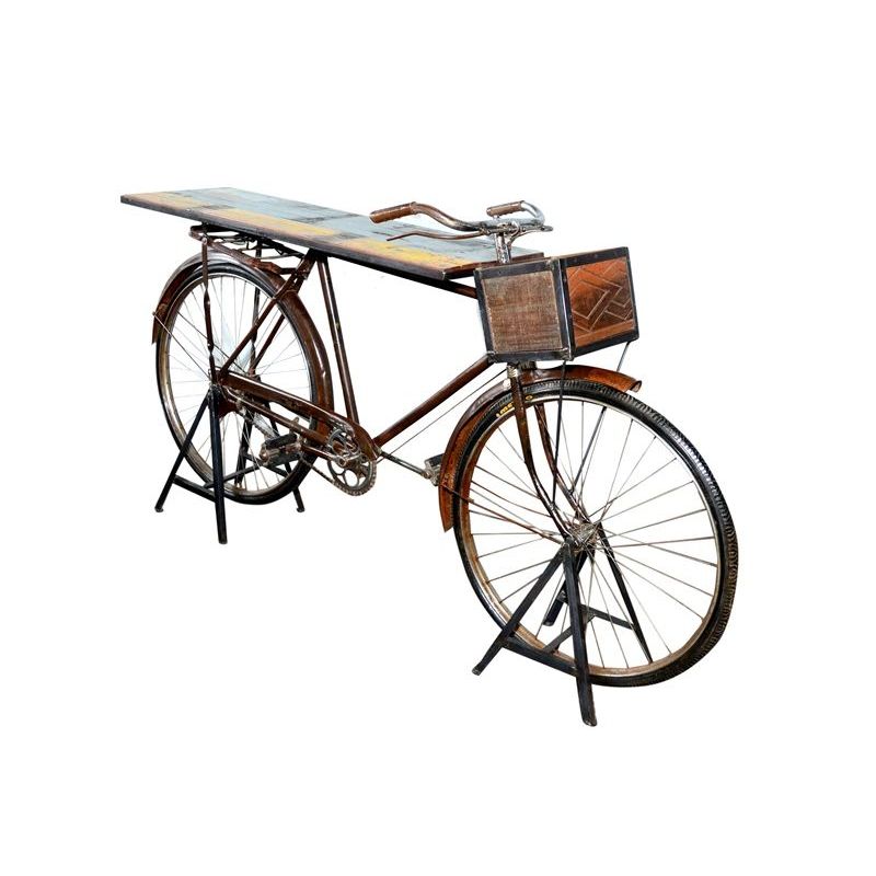 Bicycle Table Smithers Used, Abused, & Reused £1,329.00 Bar Reclaimed Steel product_features