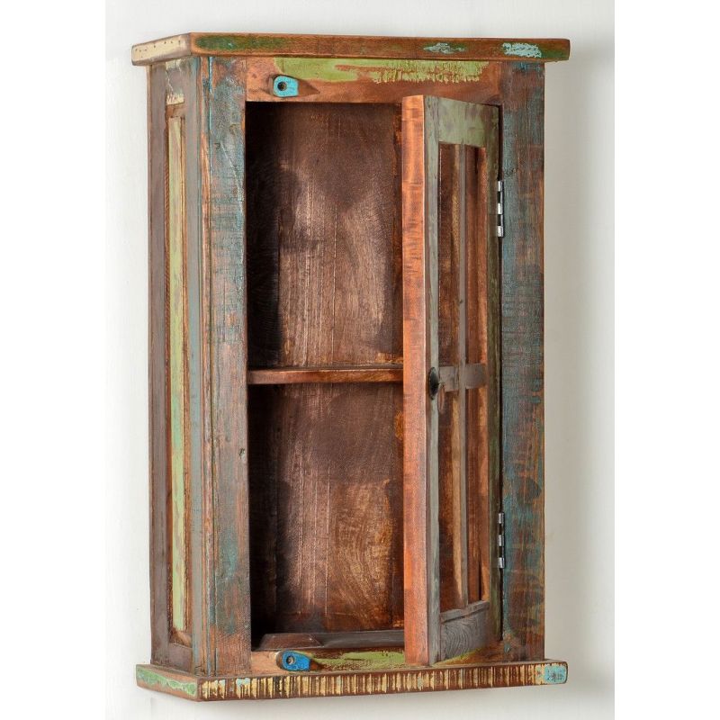River Thames Reclaimed Wood Wall Cabinet Smithers Reclaimed Wood Furniture £367.00 Kitchen Reclaimed Boat Wood product_features