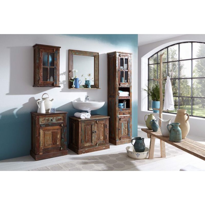 River Thames Reclaimed Wood Wall Cabinet Smithers Reclaimed Wood Furniture £367.00 Kitchen Reclaimed Boat Wood product_features