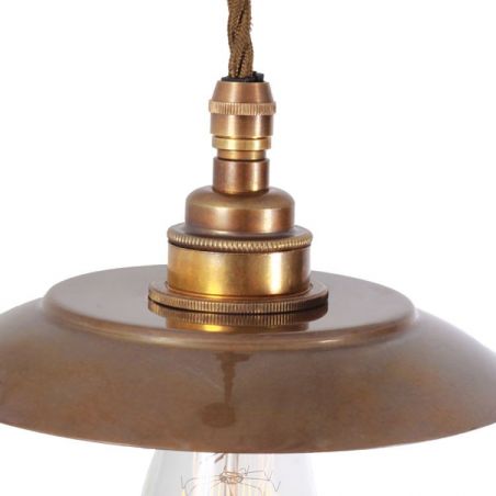 Bugsy Antiqued Pendant Light Smithers Lighting &pound;115.00 All Rooms Spun Brass product_features