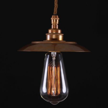 Bugsy Antiqued Pendant Light Smithers Lighting &pound;115.00 All Rooms Spun Brass product_features