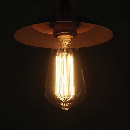 Bugsy Antiqued Pendant Light Smithers Lighting &pound;115.00 All Rooms Spun Brass product_features