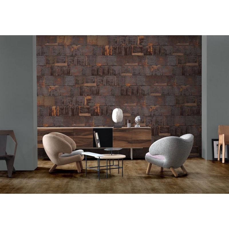 Rusty Metal Wallpaper By Piet Hein Eek Smithers Wallpaper £237.00 All Rooms product_features