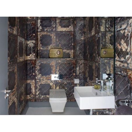 Brooklyn Tile Effect Wallpaper – Vintage Style for Bold Interiors NLXL Wallpaper £259.00 product_features