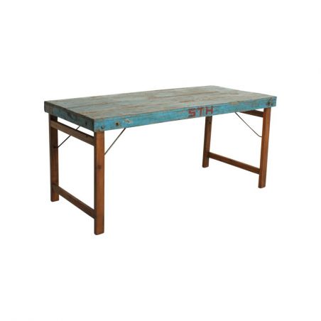 Reclaimed Wood Folding Dining Table – Industrial Cool with a Clever Twist Smithers Reclaimed Wood Dining Tables £650.00 Dinin...