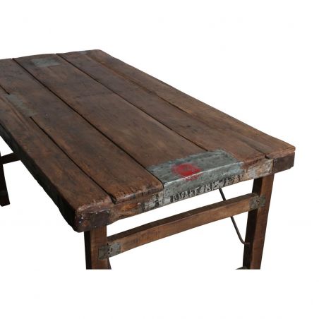 Reclaimed Wood Folding Dining Table – Industrial Cool with a Clever Twist Smithers Reclaimed Wood Dining Tables £650.00 Dinin...