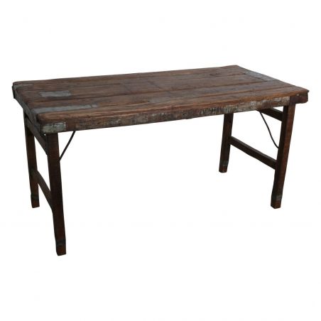 Reclaimed Wood Folding Dining Table – Industrial Cool with a Clever Twist Smithers Reclaimed Wood Dining Tables £650.00 Dinin...