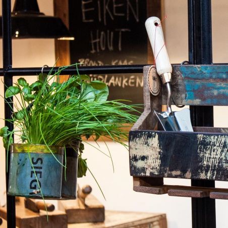 Factory Wall Hanging Wine Holder with Integrated Glass & Bottle Rack Smithers Home Bars £175.00 Kitchen Reclaimed Wood produc...