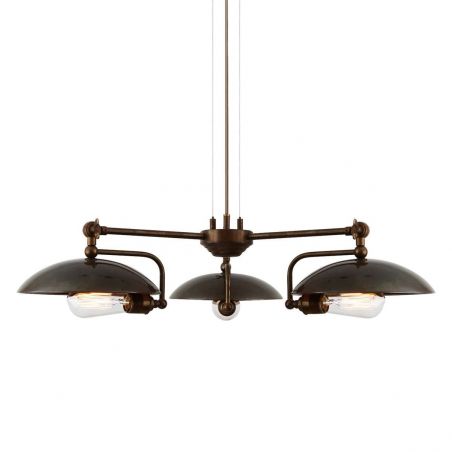 Bugsy Industrial Chandelier Smithers Lighting &pound;587.33 All Rooms Spun Brass product_features