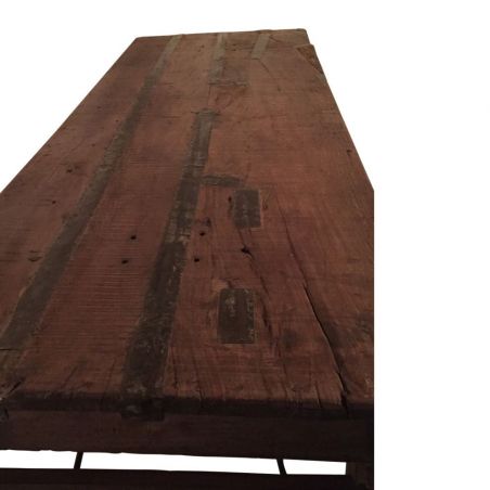 Factory Folding Reclaimed Wood Bar Table Smithers Industrial Furniture £950.00 Bar Reclaimed Wood Iron product_features