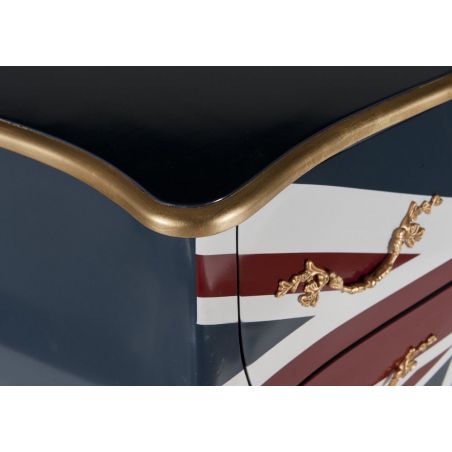 Union Jack Bombe Chest Sideboard Smithers Hallway &pound;1,800.00 Mahogany product_features