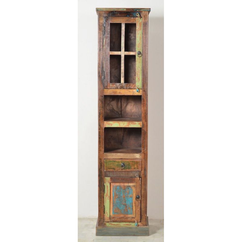 River Thames Tall Bathroom Storage Cabinet Smithers Reclaimed Wood Furniture £1,100.00 Bathroom Reclaimed Boat Wood product_f...