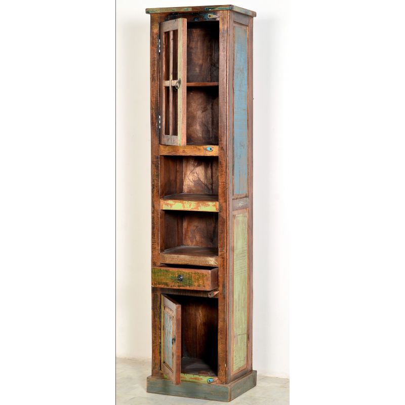 River Thames Tall Bathroom Storage Cabinet Smithers Reclaimed Wood Furniture £1,100.00 Bathroom Reclaimed Boat Wood product_f...