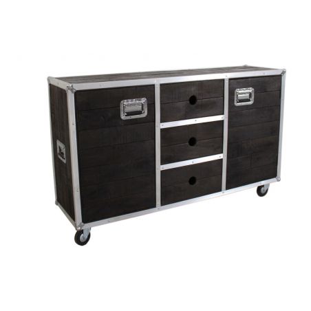 Roadie Sideboard Smithers Cabinets & Sideboards &pound;4,000.00 All Rooms Pine Wood Aluminium product_features