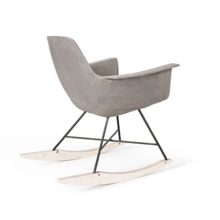 Concrete Grey Rocking Chair Lyon Beton Retro Furniture £2,000.00 All Rooms product_features