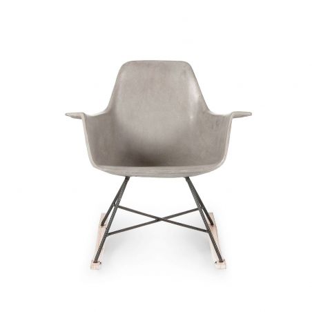 Concrete Grey Rocking Chair Lyon Beton Retro Furniture £2,000.00 All Rooms product_features