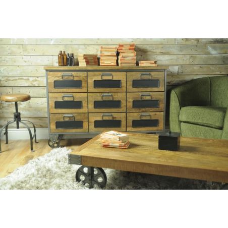 Apothecary Chest Of Drawers Smithers Wooden Chest of Drawers £1,350.00 Living Room Mango Wood product_features