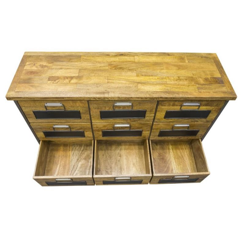 Apothecary Chest Of Drawers Smithers Wooden Chest of Drawers £1,350.00 Living Room Mango Wood product_features