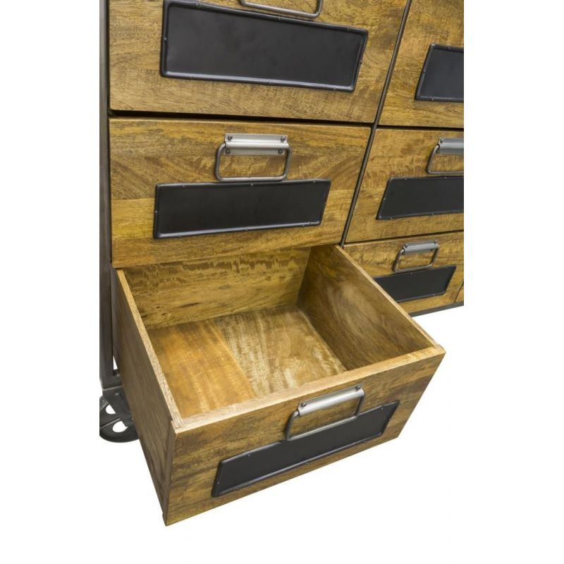 Apothecary Chest Of Drawers Smithers Wooden Chest of Drawers £1,350.00 Living Room Mango Wood product_features