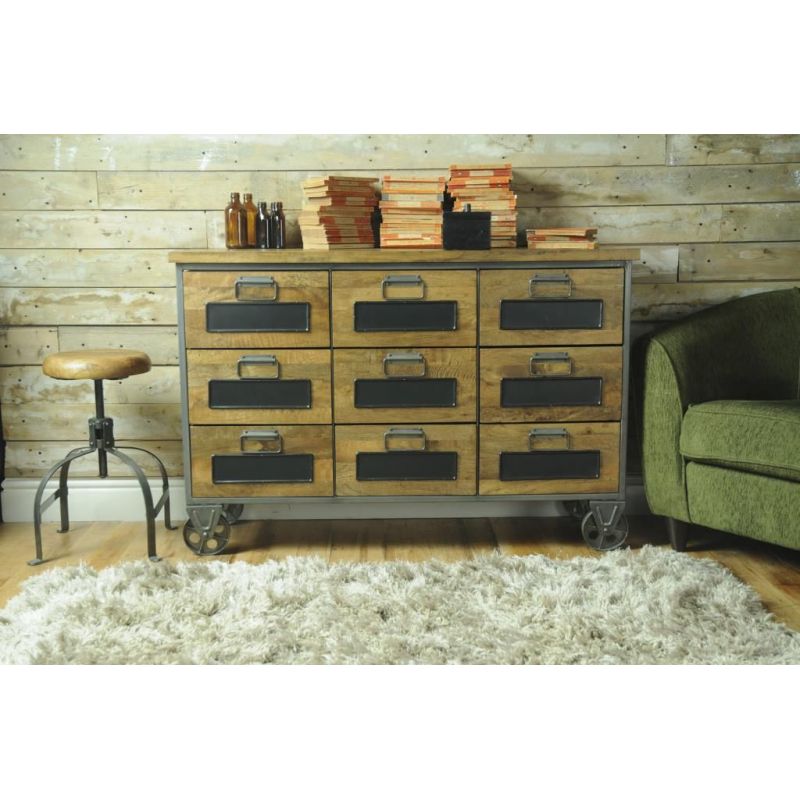 Apothecary Chest Of Drawers Smithers Wooden Chest of Drawers £1,350.00 Living Room Mango Wood product_features