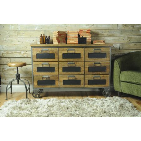 Apothecary Chest Of Drawers Smithers Wooden Chest of Drawers £1,350.00 Living Room Mango Wood product_features
