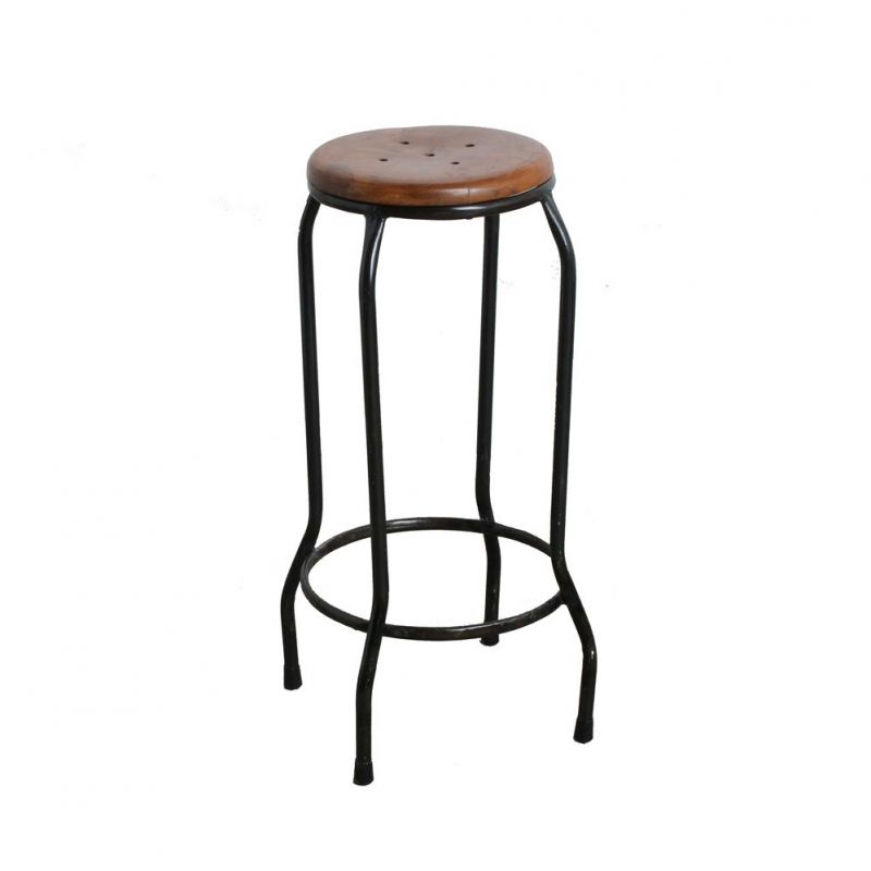 Vintage Science Lab Black Bar Stools Industrial Furniture £179.00 FSC Certified Wood product_features