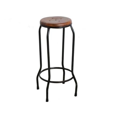 Vintage Science Lab Black Bar Stools Industrial Furniture £179.00 FSC Certified Wood product_features