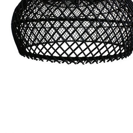 Black Rattan Pendant Ceiling Light Smithers Lighting &pound;215.00 Wicker product_features